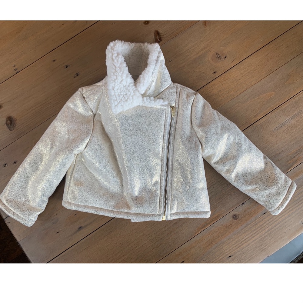 Gold Sherpa Jacket